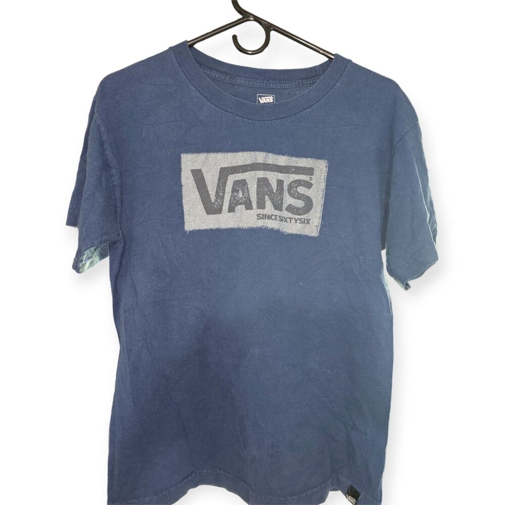 Vans Off The Wall Essential Red Short‎ Sleeve T-Shirt Kids/Youth Size XL Skater